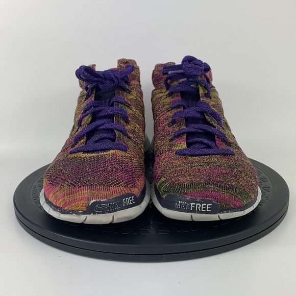 Nike Free Flyknit Chukka 'Multicolor Fireberry' 639700-501 Men's Size 10 - Picture 2 of 12